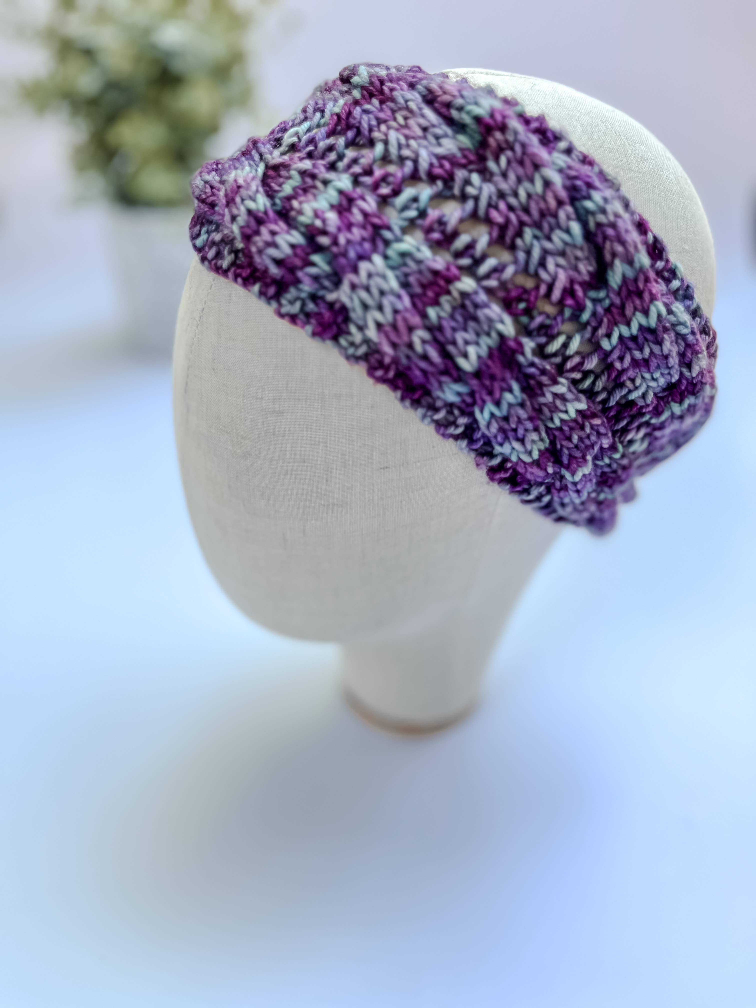 Hoagland Handmade - Wholesale Earwarmers/Ear Muffs - Women's - Hand-knit, hand-dyed merino adjustable ear warmer headband4