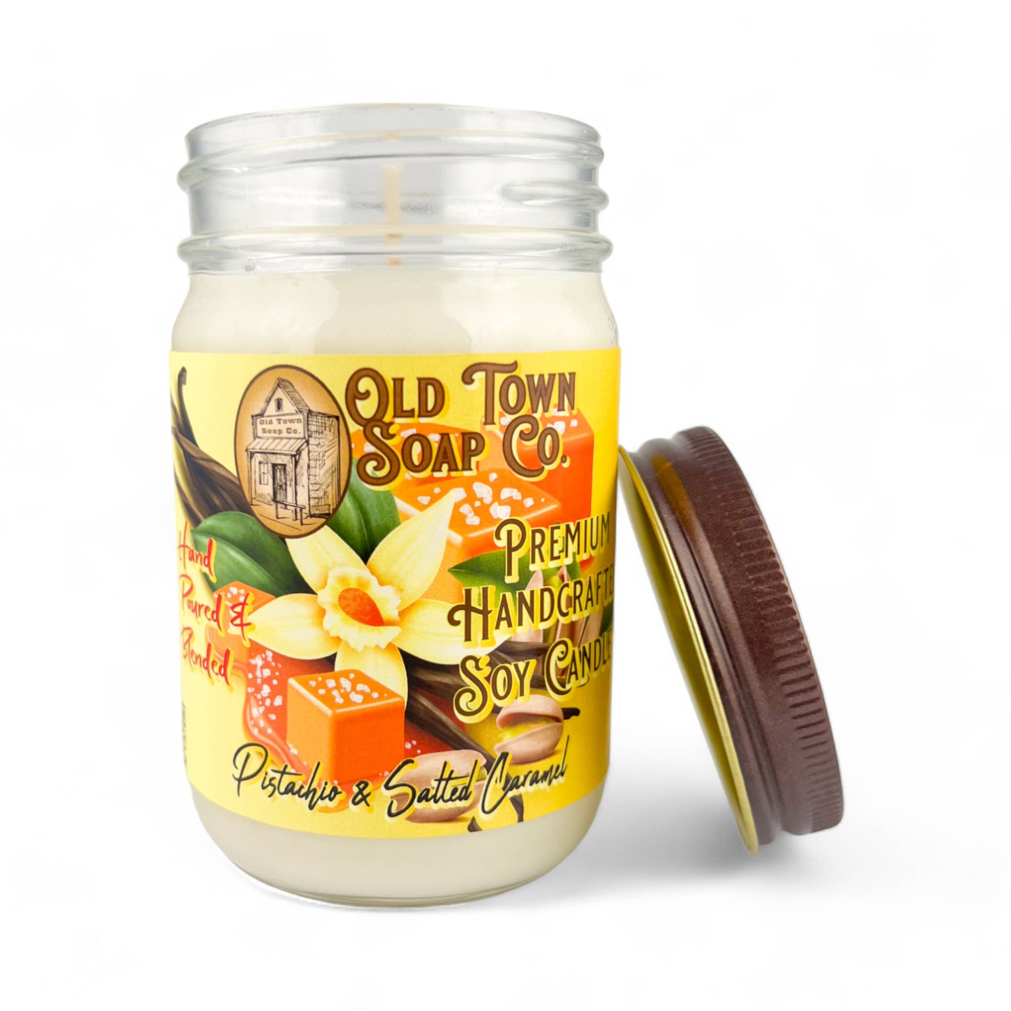 Old Town Soap Co. - Wholesale Jar/Filled Candle - 12oz. Candles - Premium Candles for your Home21