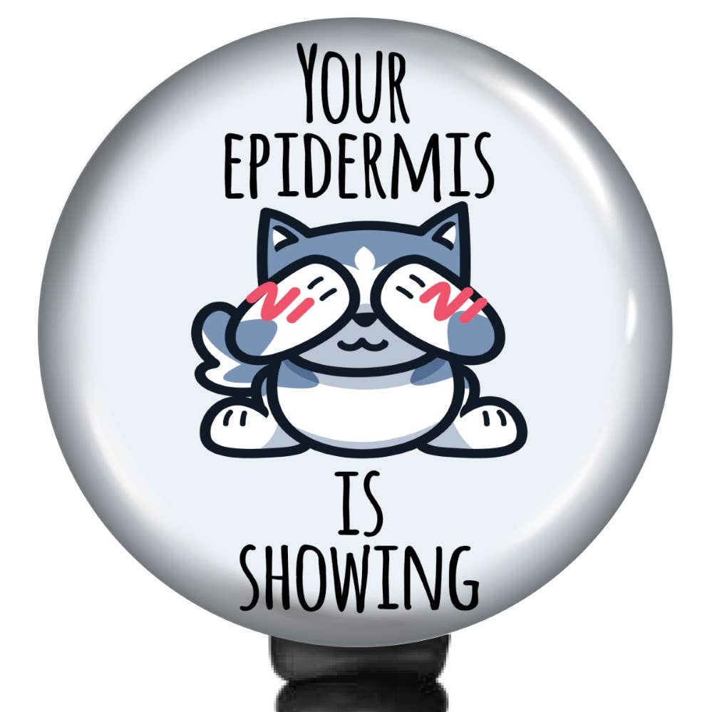 Bella Badge Designs - Wholesale Badge Accessory - Unisex - Dermatology Badge Reel with Clip Nursing Card Holder0