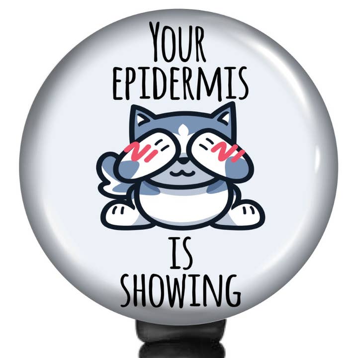 Bella Badge Designs - Wholesale Badge Accessory - Unisex - Dermatology Badge Reel with Clip Nursing Card Holder