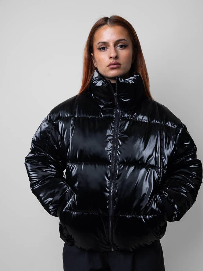 Pufferjack met opstaande kraag voor wholesale door KZELL PARIS