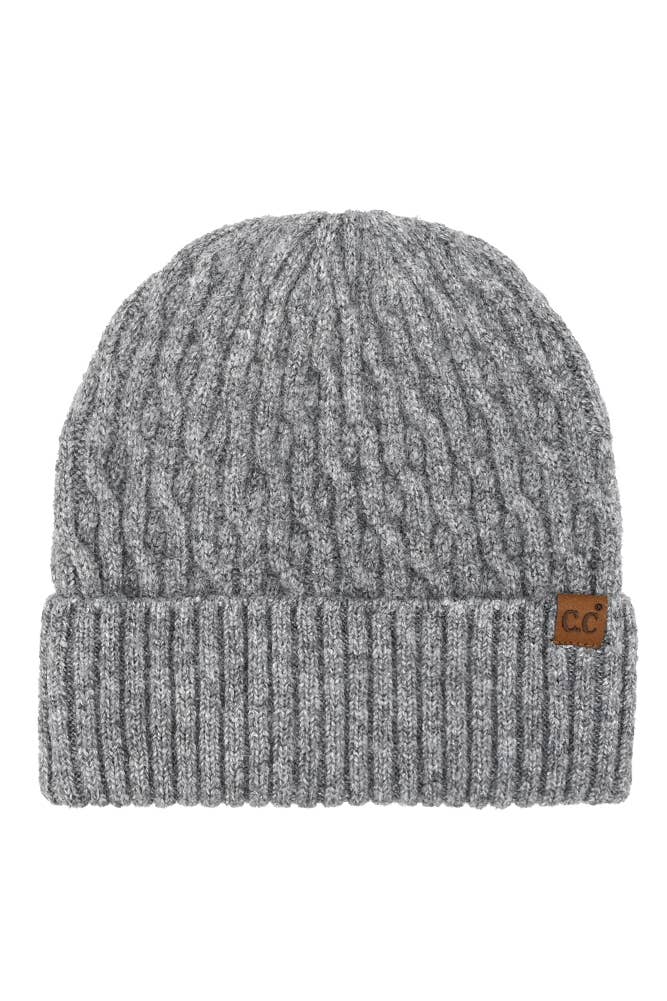 Hana – wholesale Beanie – Women's – C.C Chain Link Cable Cuff Beanie6