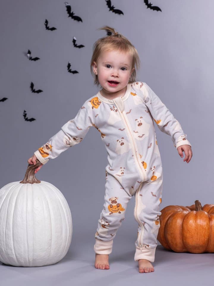 Pigiama lungo per bambini | Howl-O-Ween per la vendita all'ingrosso da parte di Darren & Phillip