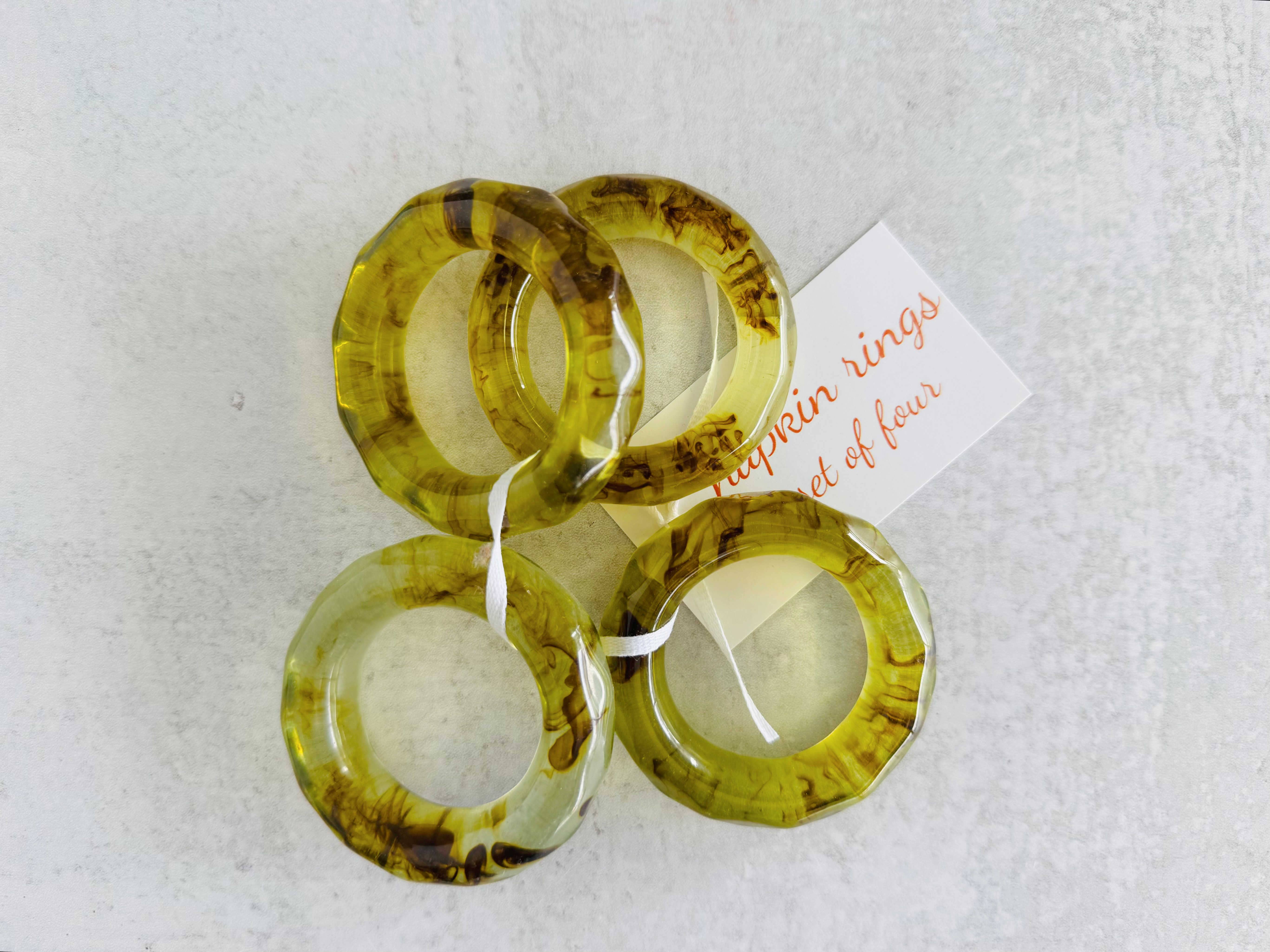 Dot and Army - Wholesale Napkin Ring - Element Napkin Rings- set of four7