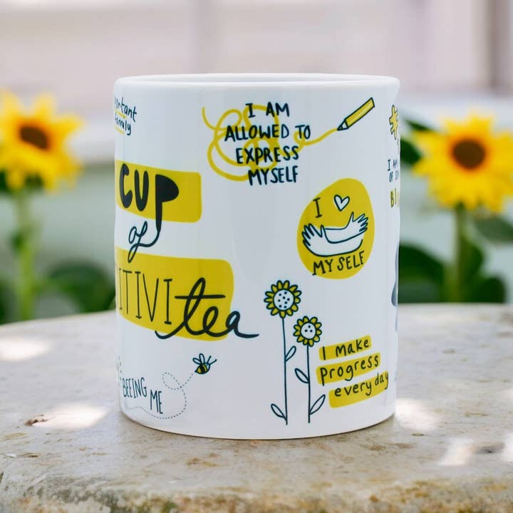 Feel Good Gift co. - Wholesale Coffee Mug - Cup of POSITIVI-tea - Mental health | Positive Gift | Mug1