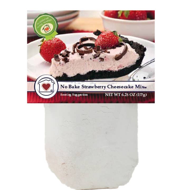 No Bake Strawberry Cheesecake Mix for wholesale by Country Home Creations