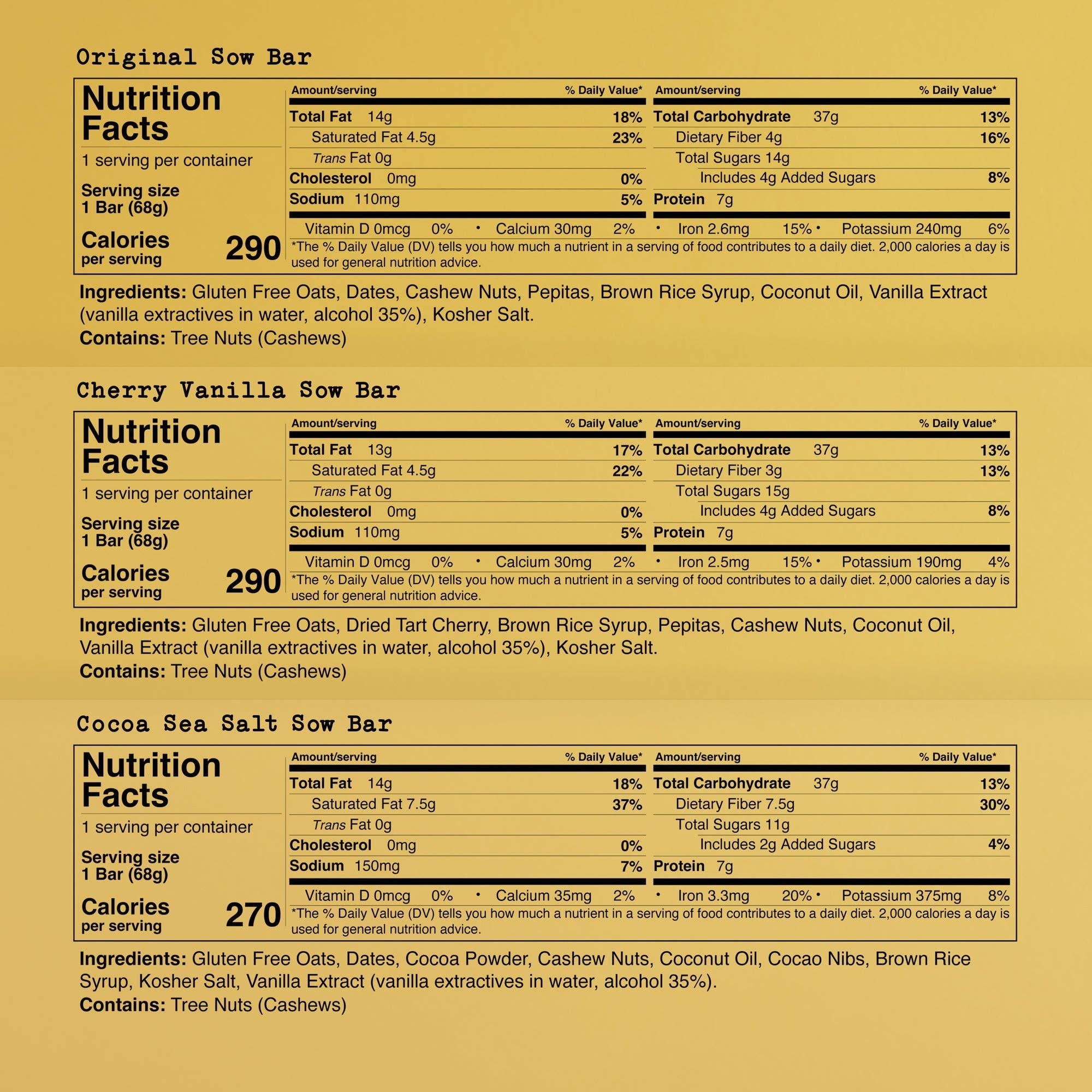 Sow Strong Food - Wholesale Snack Bar - MOM Variety Bar Bundle3