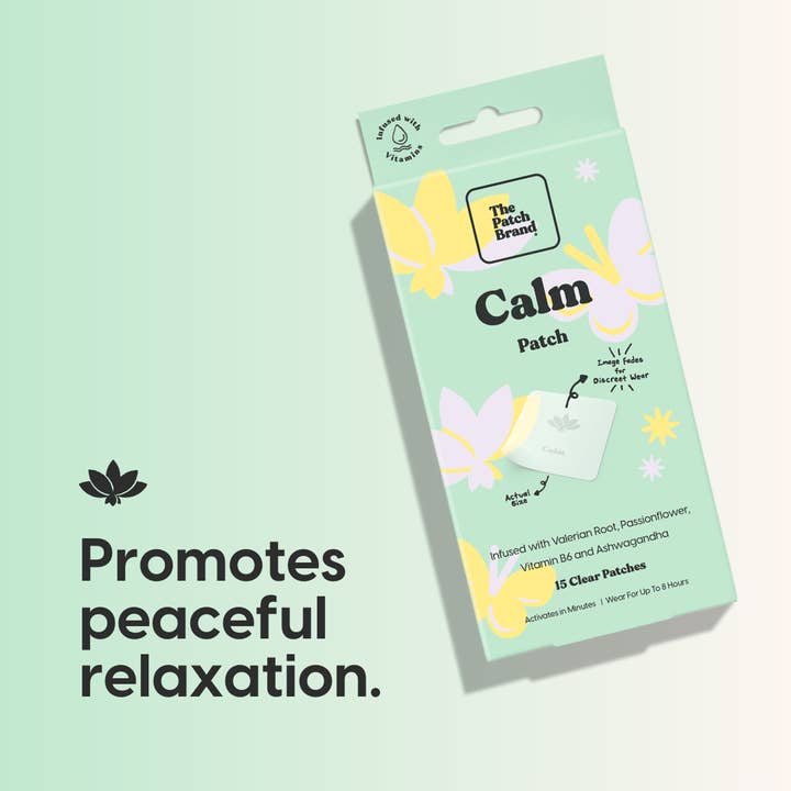 The Patch Brand - Wholesale Oral Supplement/Vitamin - The Patch Brand Calm Patch (Vitamin Wellness Patches)
