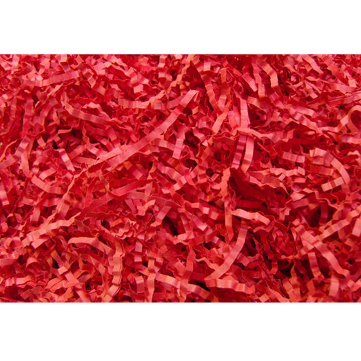 5kg Paper Shred - Gift Basket Hamper Packing Filler - RED for wholesale by Candi Gifts