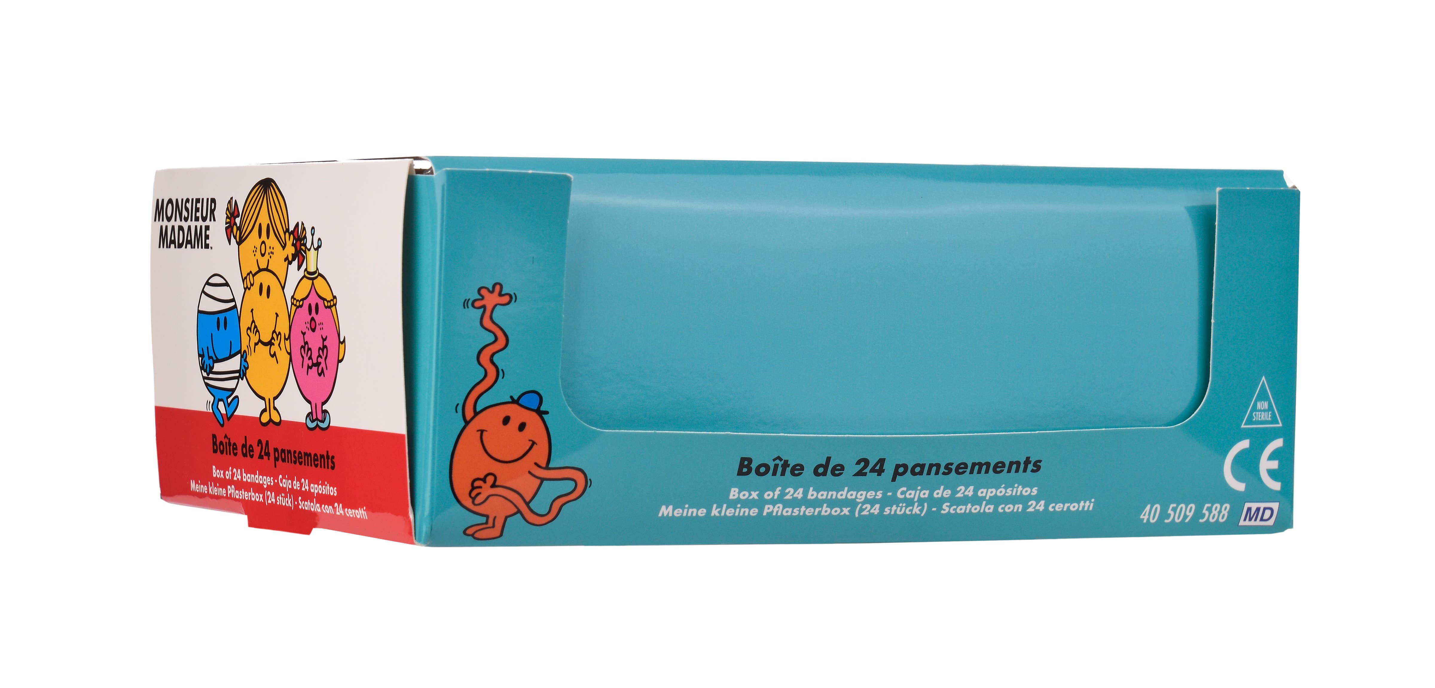 Takecare - Vente Pansement/bandage - Monsieur Madame - Boîte en Métal de Pansements (24 pansements) 7