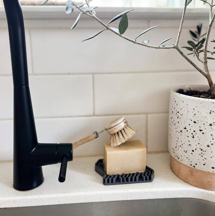 Multi Colored Soap Dish (Grey/Green/White) Premium Silicone Soap Tray for wholesale on Faire2