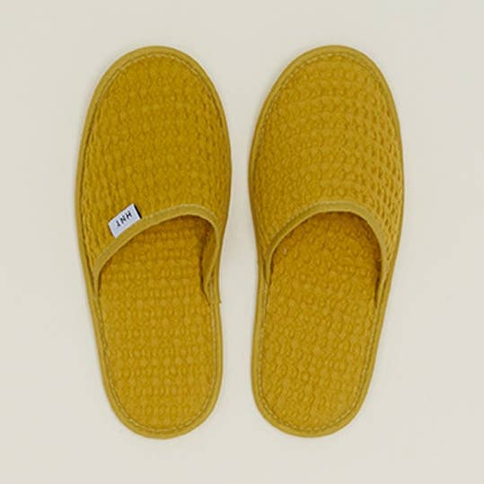 Zapatillas simples de gofre - Mostaza para venta al por mayor de Hawkins New York