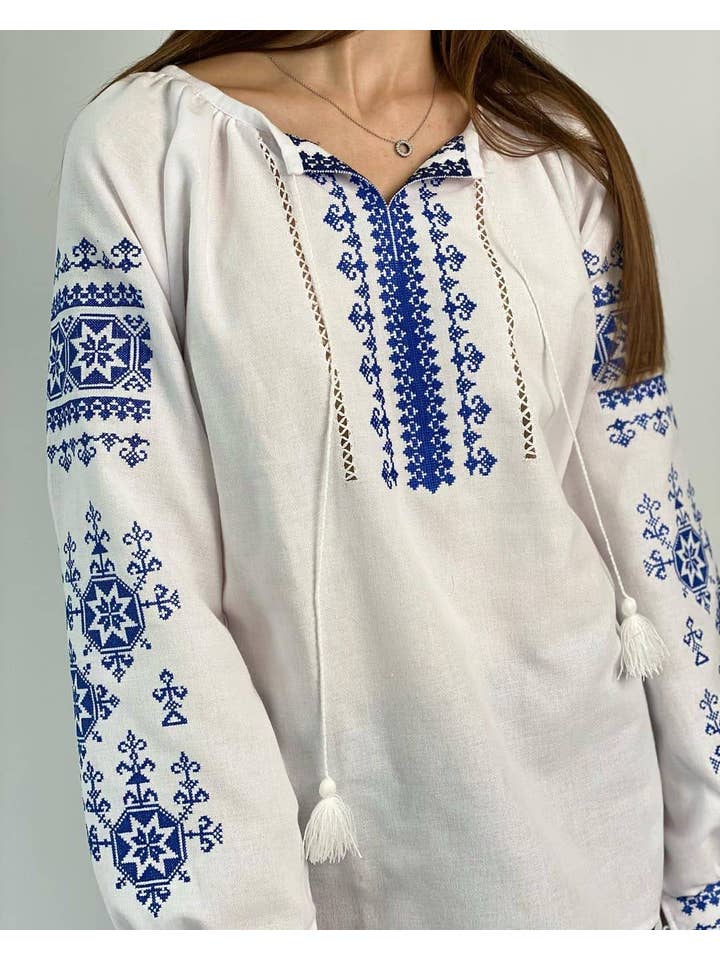 Folkmoda - Wholesale Blouse - Women's - Women's Embroidered Blouse Jasmine