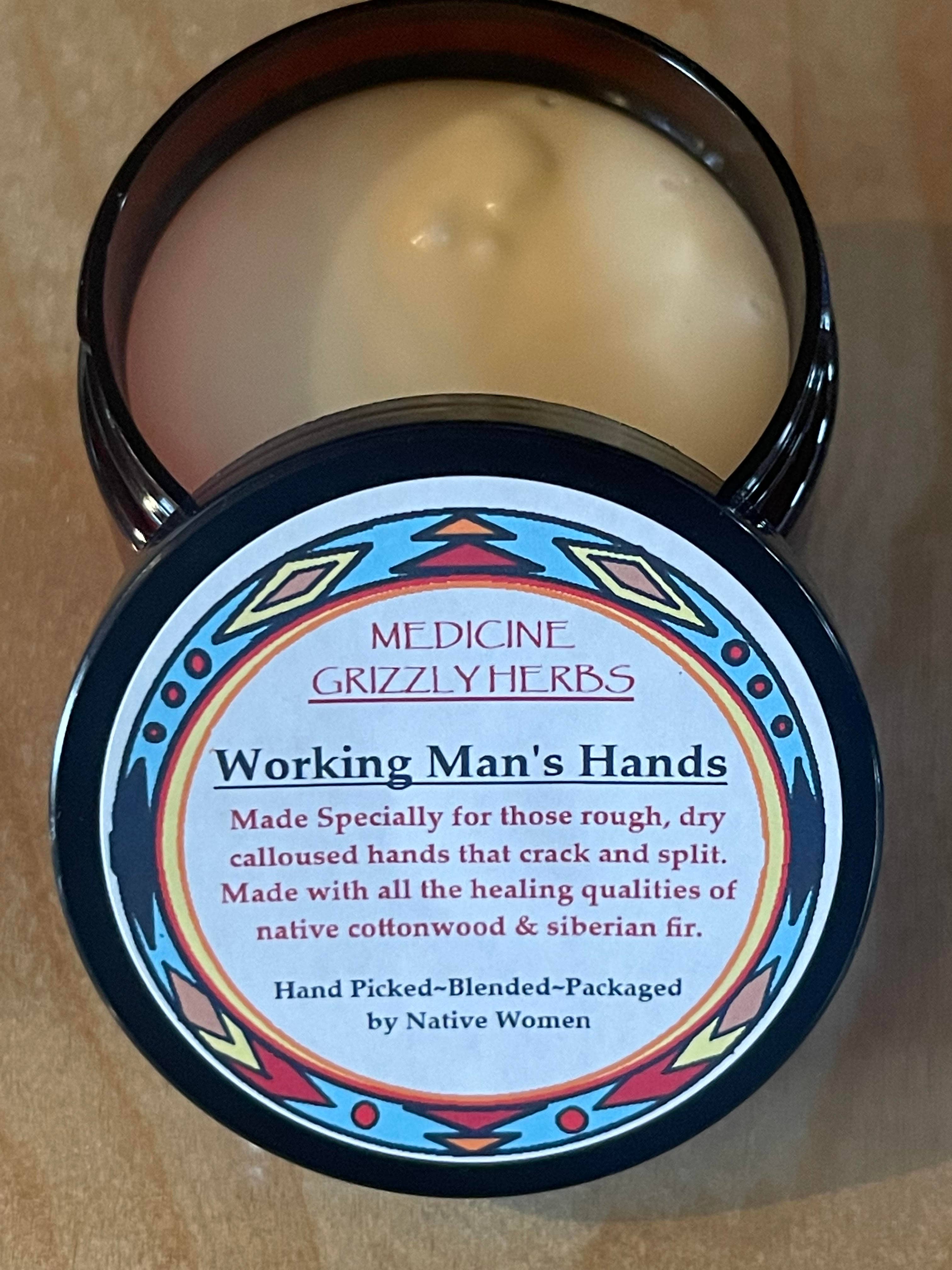 Medicine Grizzly Herbs - Wholesale Healing Salve/Balm/Cream - Working Man's Hands Salve