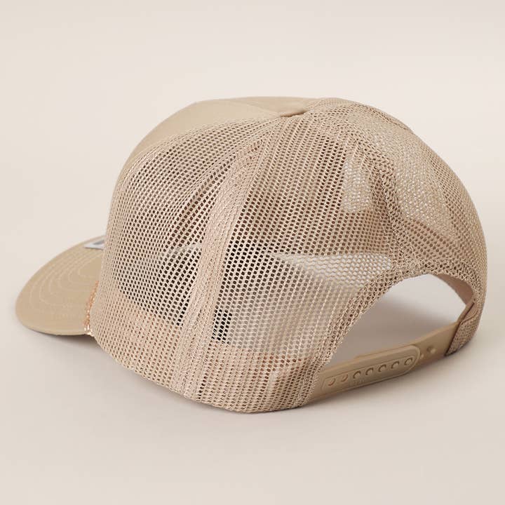 MESHBACK Custom Mesh Back Embroidered Hat-Your City & State for wholesale on Faire9