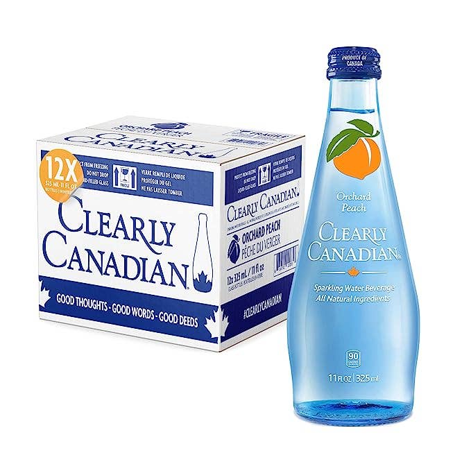 Clearly Canadian Sparkling Water - Wholesale Sparkling Water - Orchard Peach Sparkling Water1