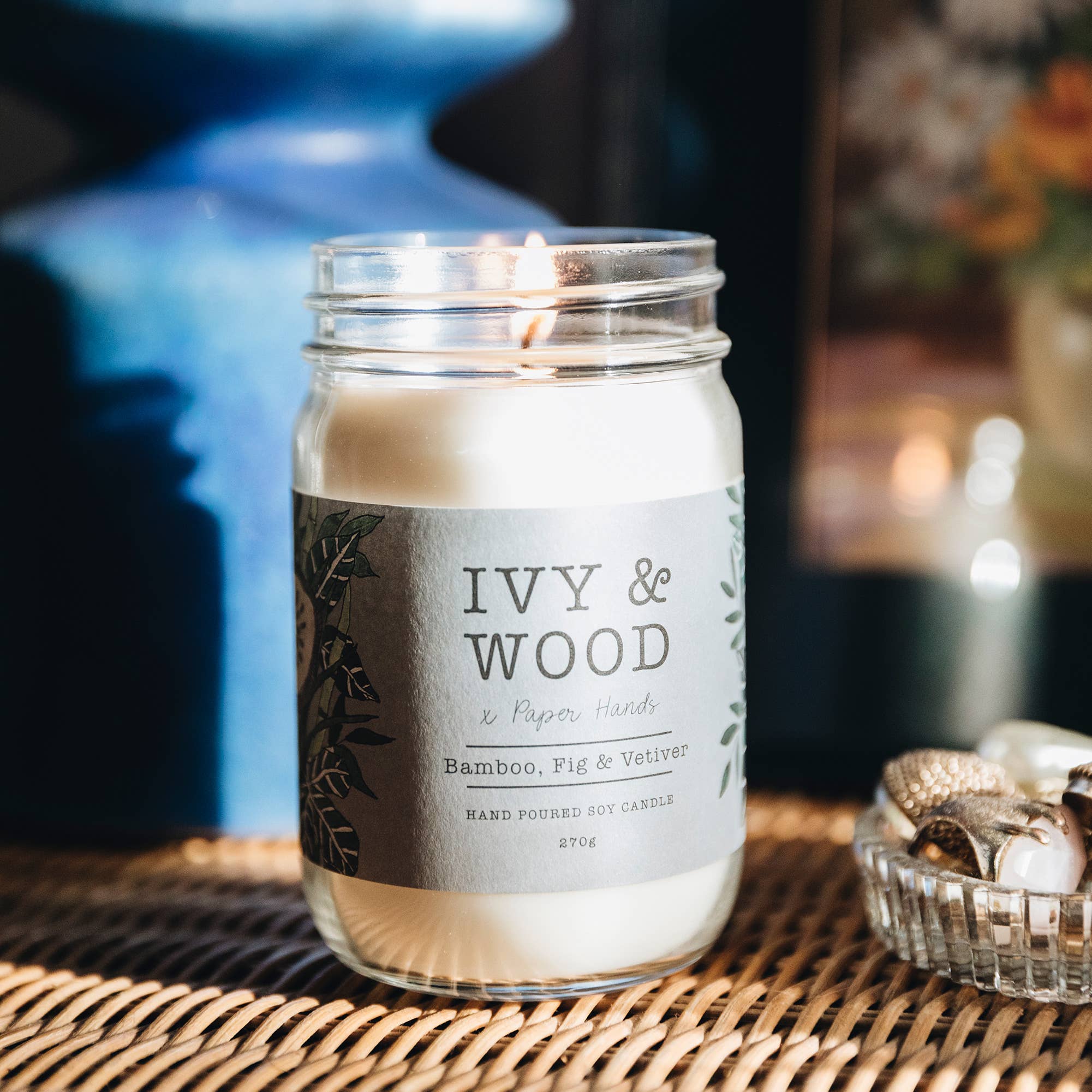 Ivy & Wood – wholesale Jar/filled candle – Botanical Candle Starter Pack (15 Soy Candles + Testers)9