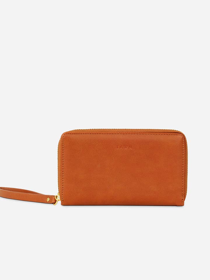 The Wallet - Faux Leather Women's Wristlet Wallet and Strap for wholesale by Fawn Design