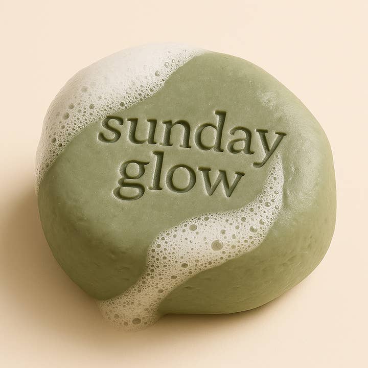 Green Tea Soothing Luxury Cleansing Bar for wholesale by Sunday Glow
