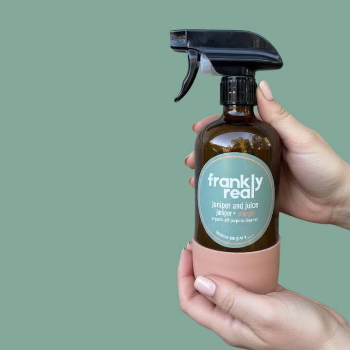 Juniper + Juice Organic All Purpose & Granite Cleaner – Juniper + Orange for wholesale by Frankly Real Company, LLC