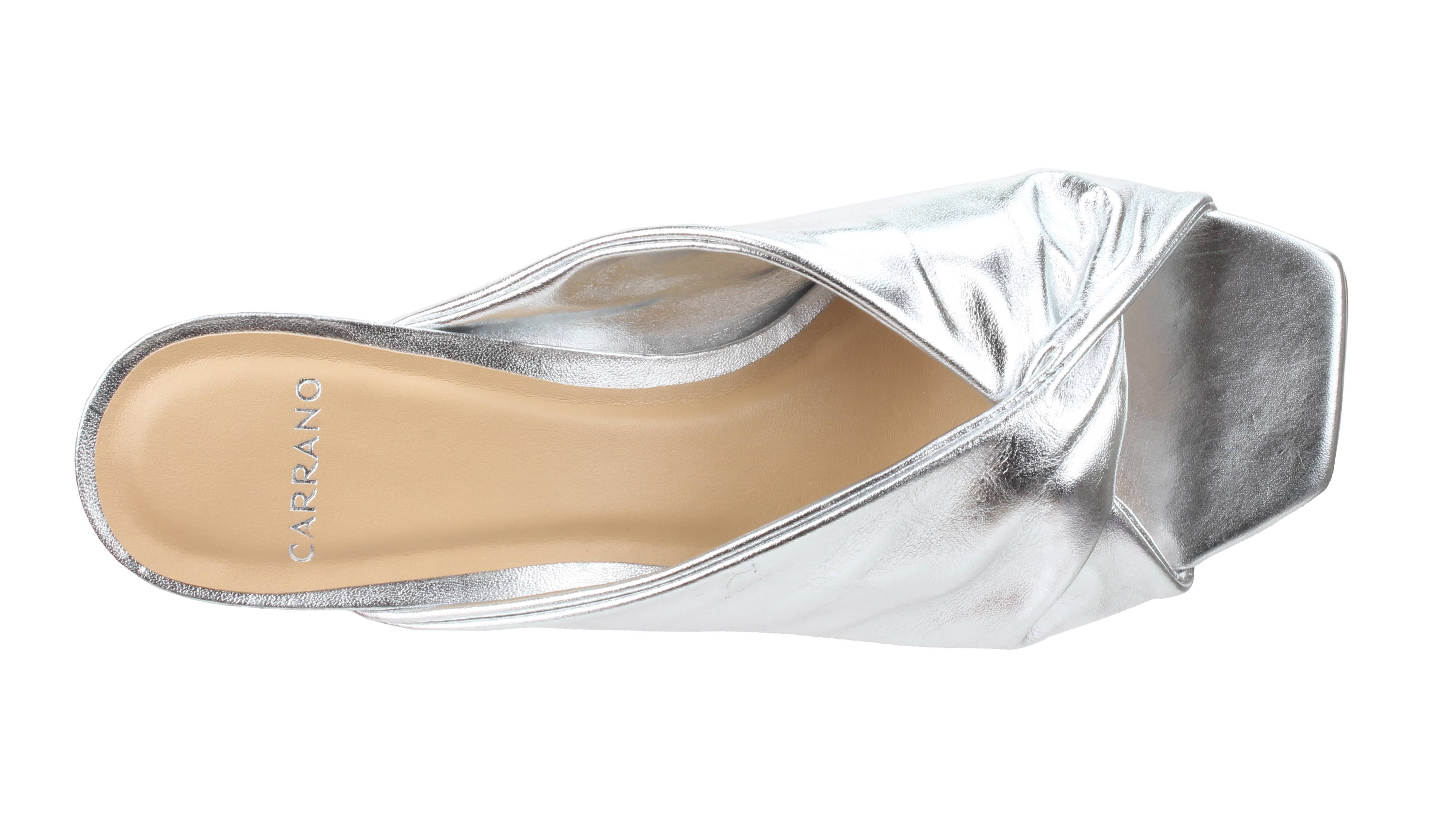 Carrano - Wholesale Low Heels - Women's - Sage - Leather Slide Sandal 322002F10