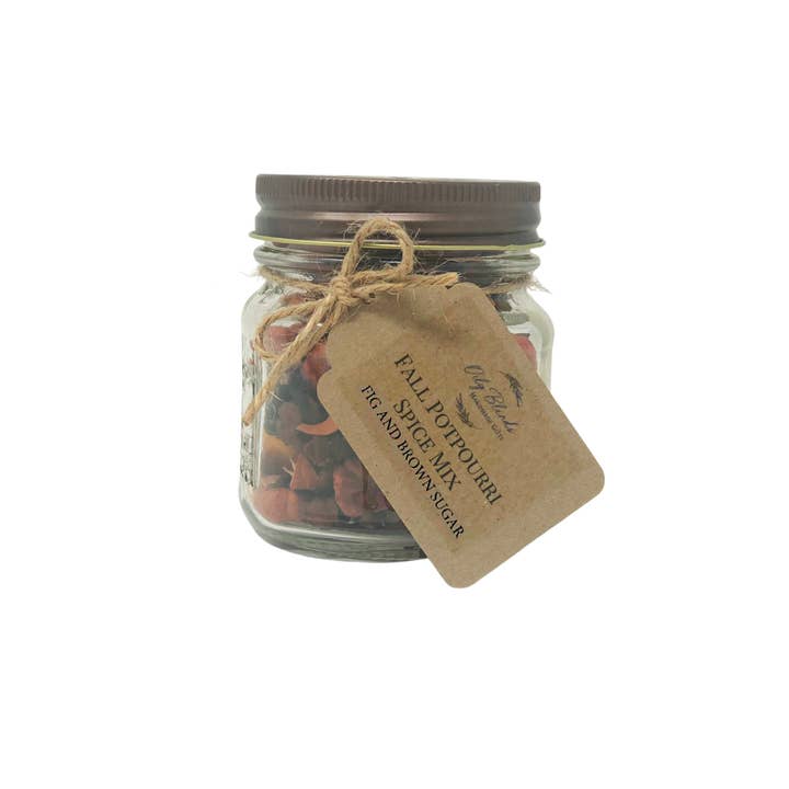 Fig and Brown Sugar Fall Pumpkin Spice Mix in Jars for wholesale by Oily Blends
