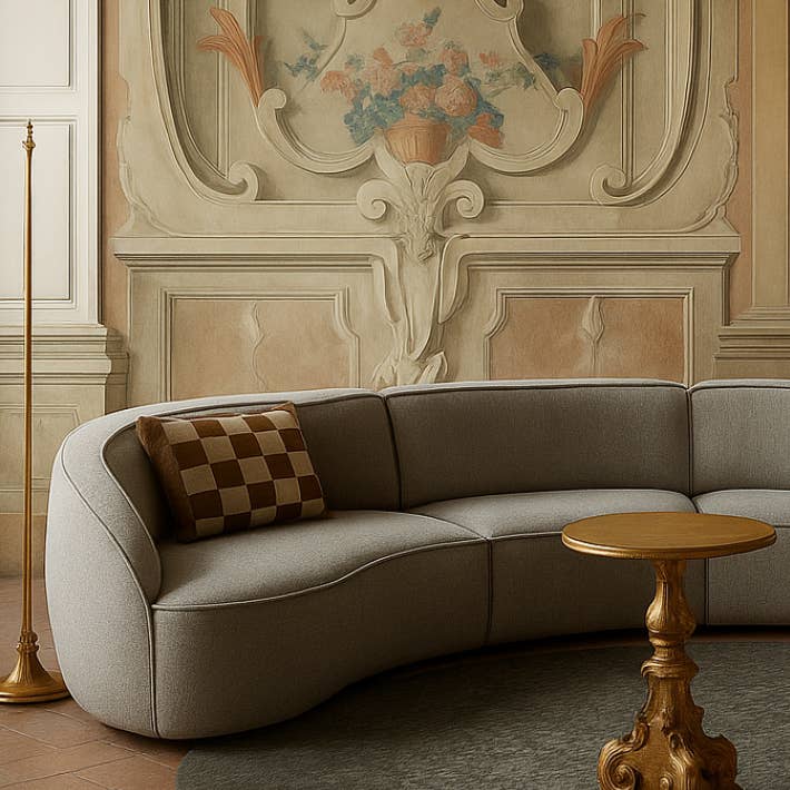 Saved Materials - Wholesale Side Table - Neo-Kitsch Baroque Side Table – Decorative Pedestal with Gilt Patina Finish6