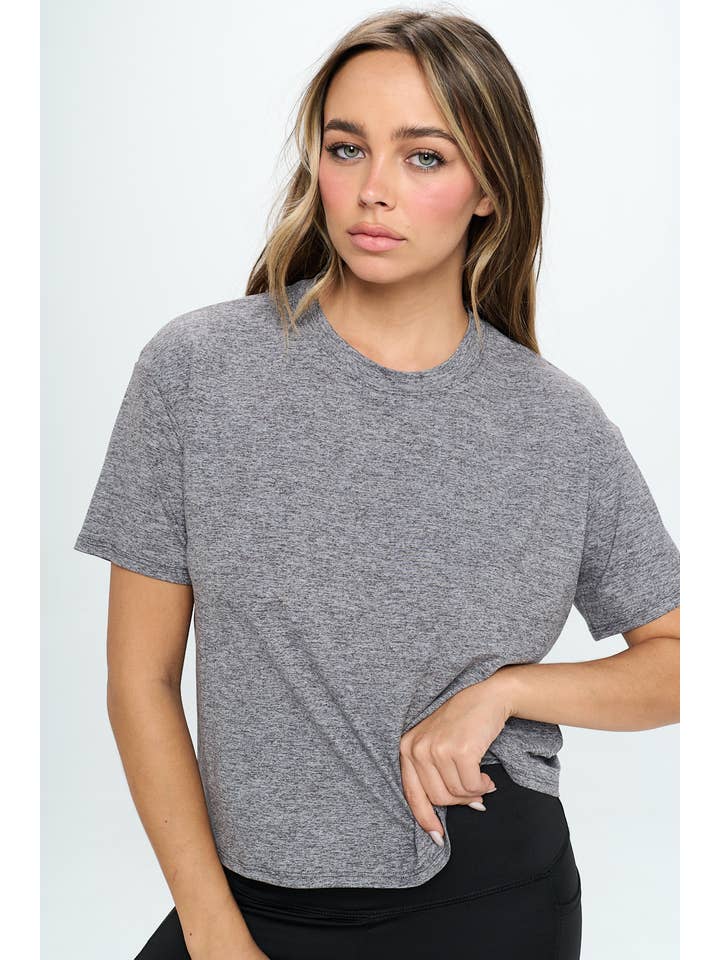 Knit Riot – Engroshandel T-shirt – til kvinder – Kortærmet Boxy Cropped Tee30