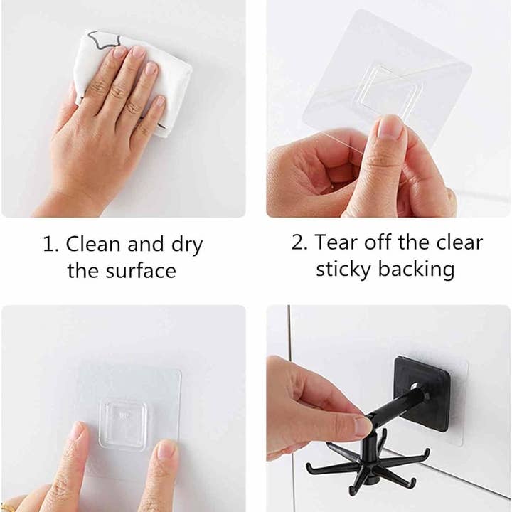 VIGOR - Wholesale Kitchen storage/organiser - Kitchen Utensil Holder 360 Degrees Rotating Folding Hook5