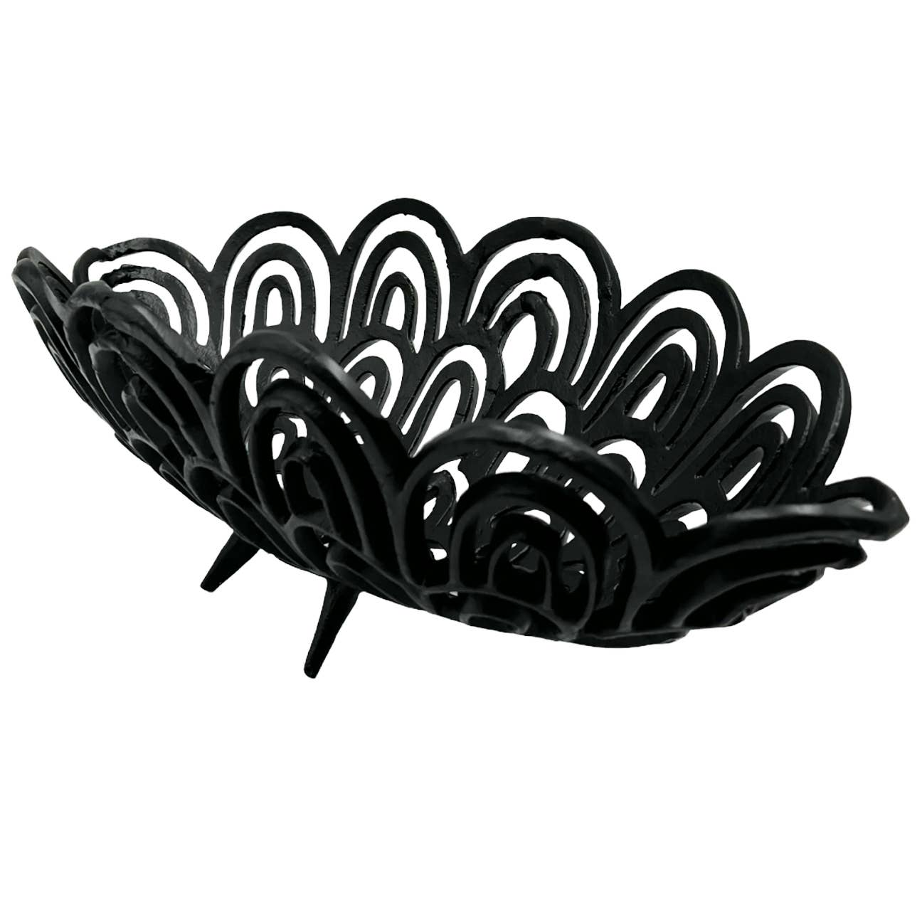 2626 Designs - Wholesale Decorative Plate/Dish/Bowl - Aluminum Peacock Feather Bowl2