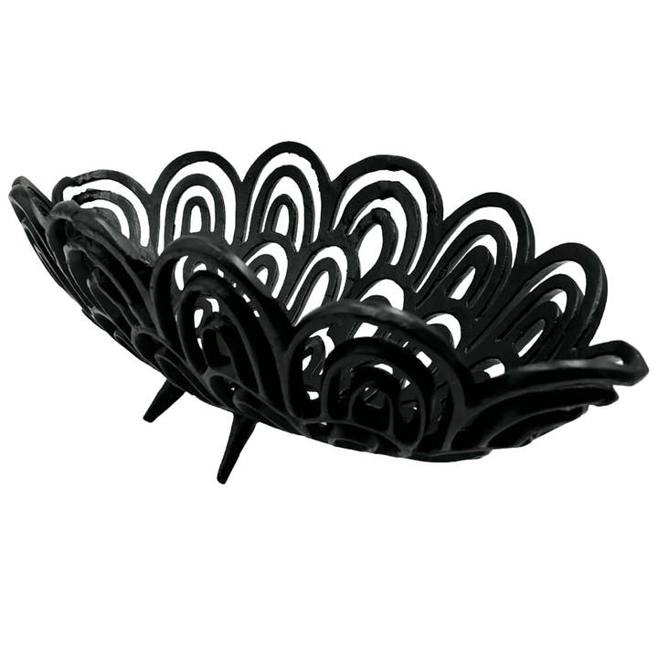 2626 Designs - Wholesale Decorative Plate/Dish/Bowl - Aluminum Peacock Feather Bowl2