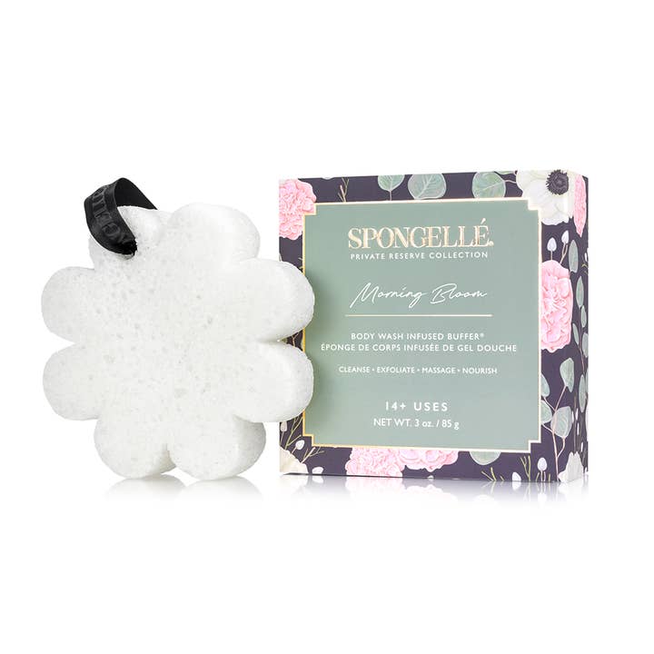 Spongellé | Christmas 2025 | Stocking Stuffers | Gifts - Wholesale Bath Pouf/Sponge - Private Reserve Boxed Flower Assorted Pack4