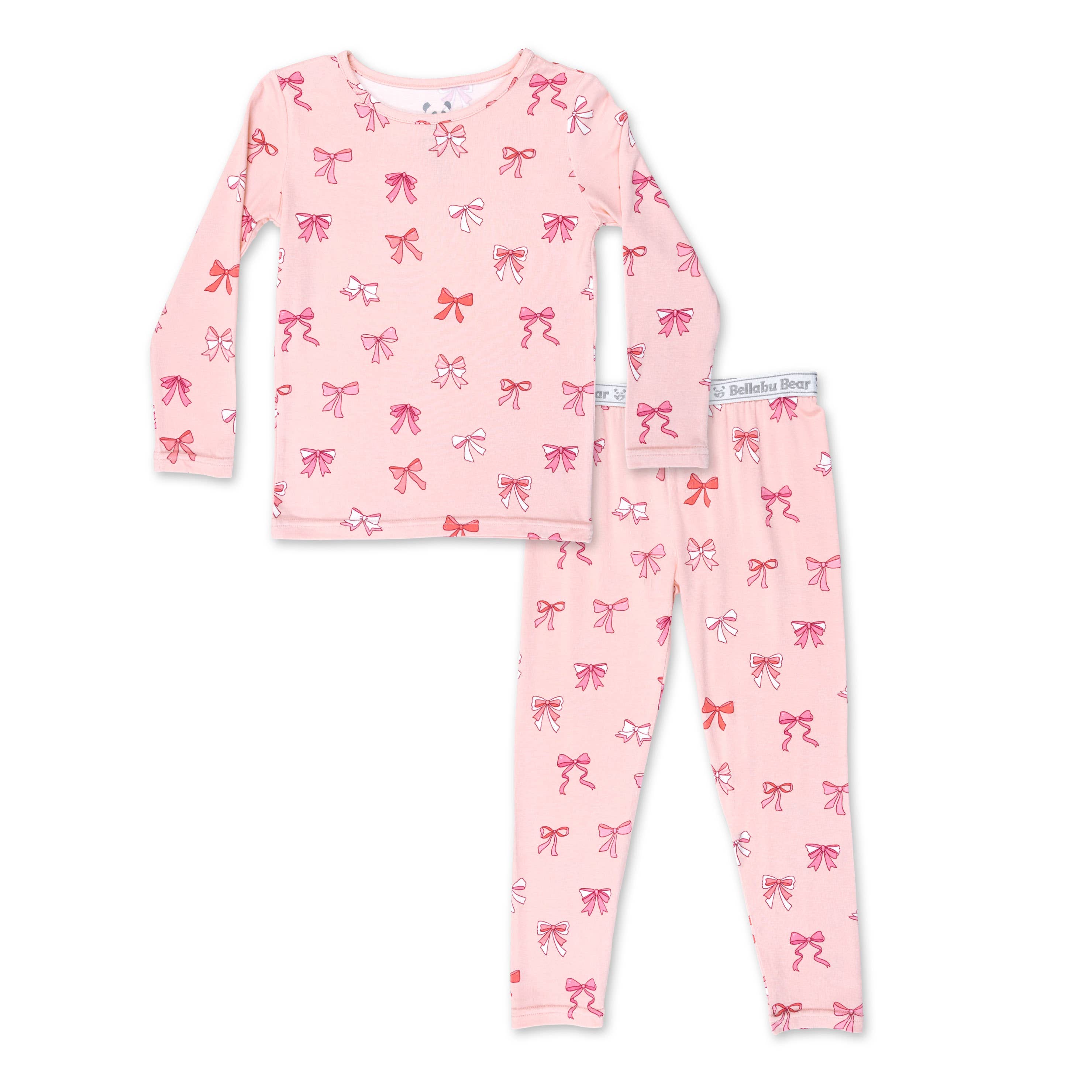 Bellabu Bear - Vente Haut et bas de pyjama – enfant - Pyjama Enfant en Bambou Take A Bow0