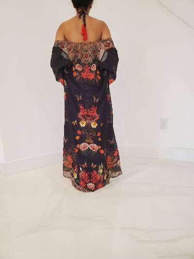 Ranee's - Wholesale Kimono - Women's - 684 black floral duster - BACK IN STOCK7