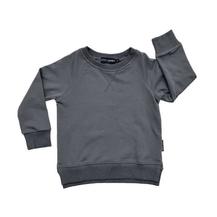 CREWNECK SWEATSHIRT - IRON for wholesale by LENOX JAMES