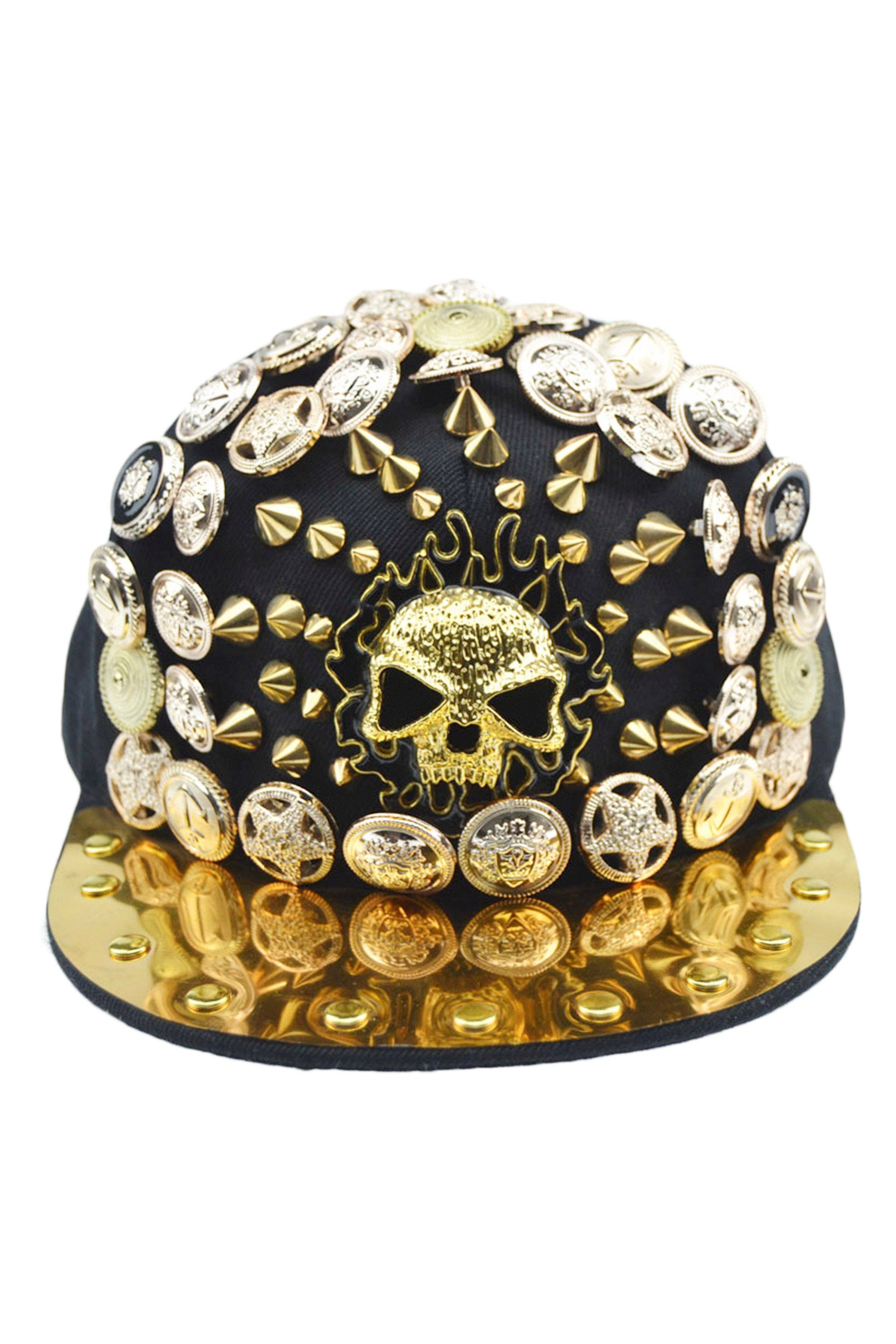 Red Skull Coins Hiphop Cap C0275 for wholesale on Faire2