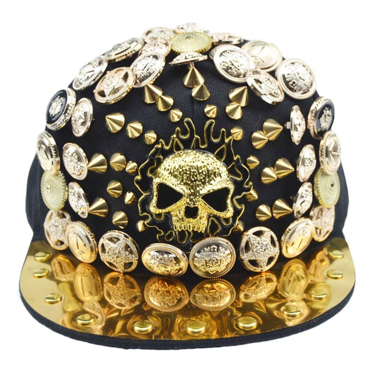 Red Skull Coins Hiphop Cap C0275 for wholesale on Faire2
