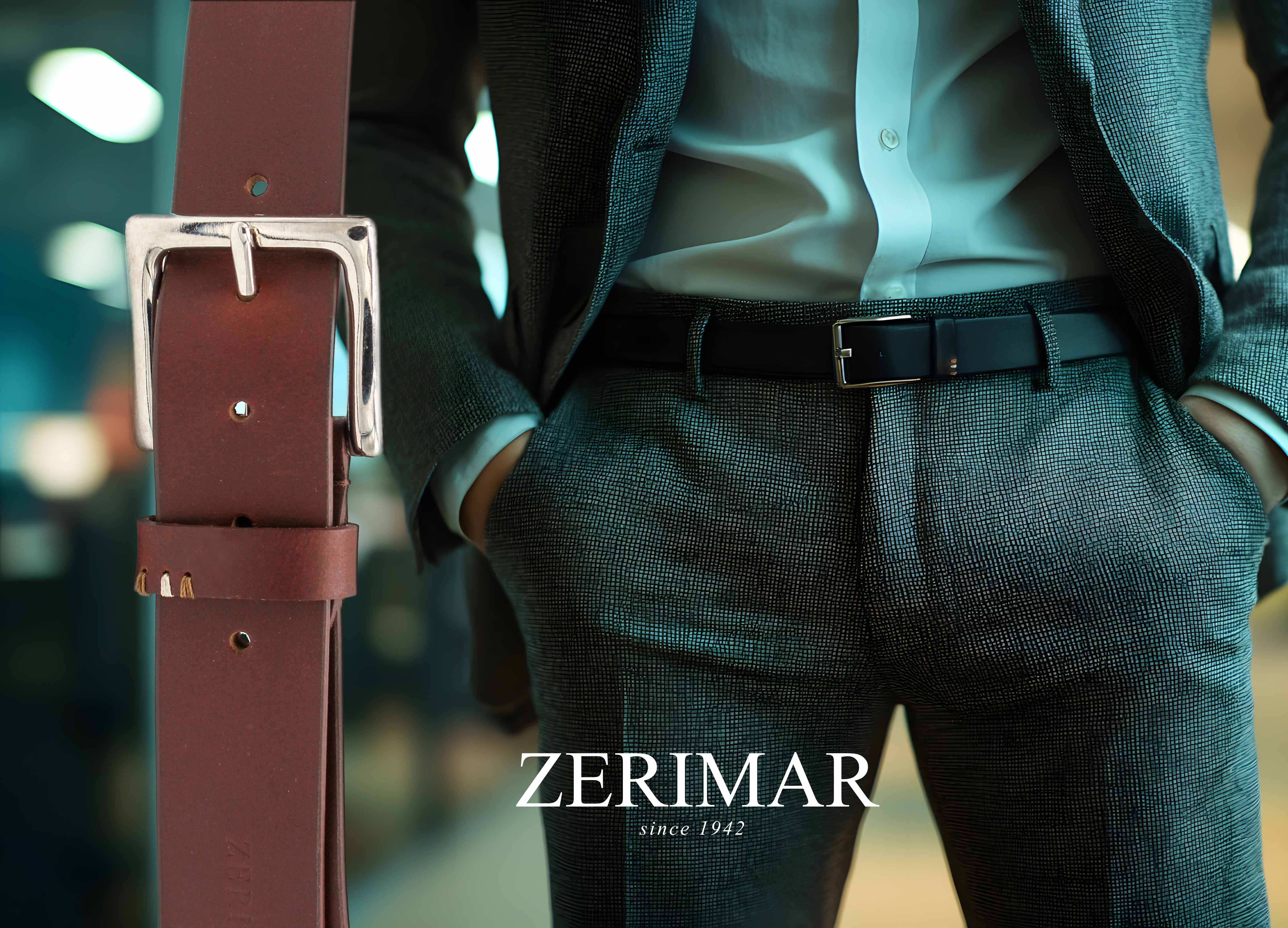 Zerimar 1942 – Großhandel Gürtel – Herren – Gürtel aus Rindsleder — 39 mm — Ledergürtel für Herren — Herrengürtel5