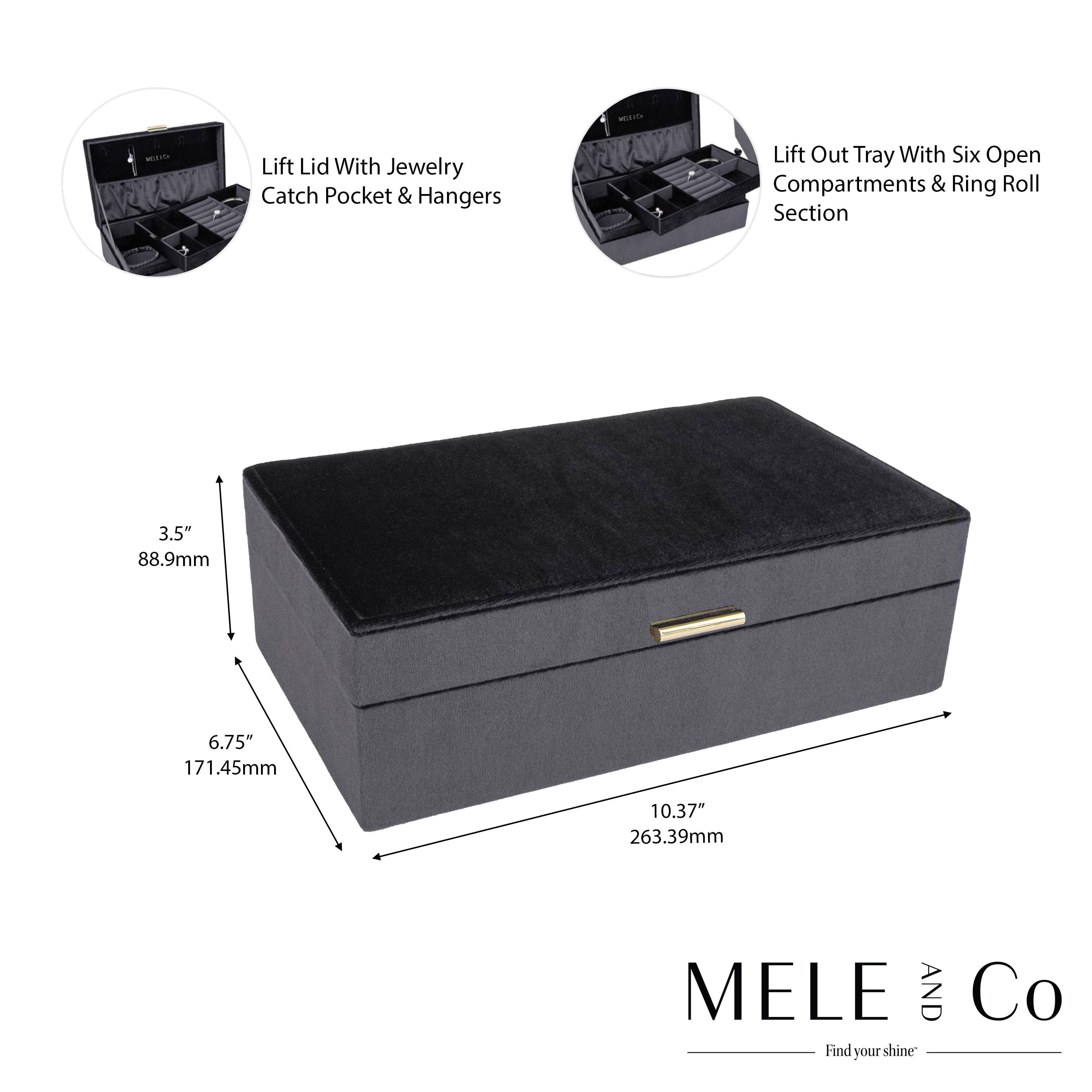 Mele and Co - Wholesale Jewelry Box/Organizer - Mele and Co Jewel Velvet Jewelry Box14