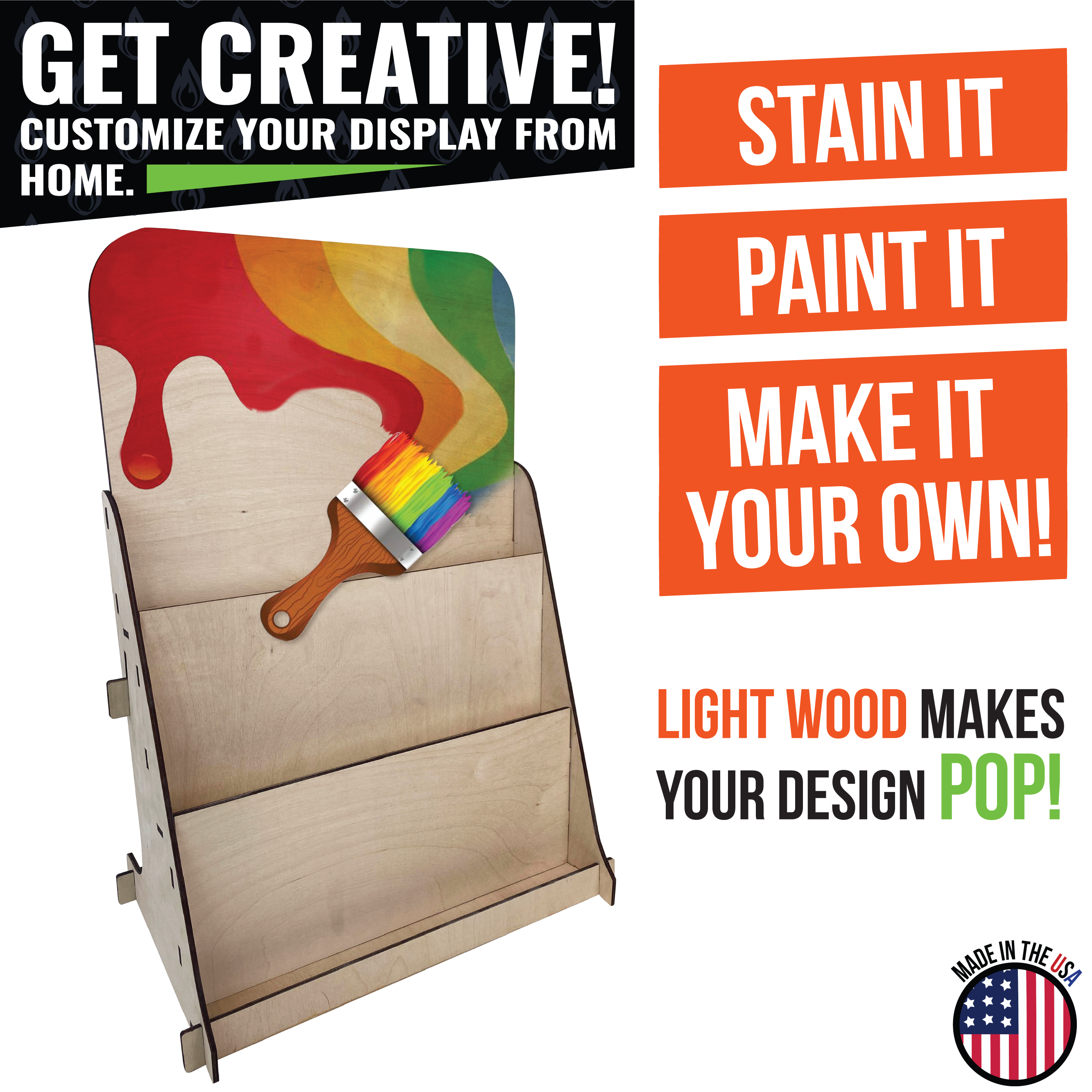 Torched Displays - Wholesale Retailer Display - Paper & Novelty - 3 Tier Stationary Greeting Card Display7