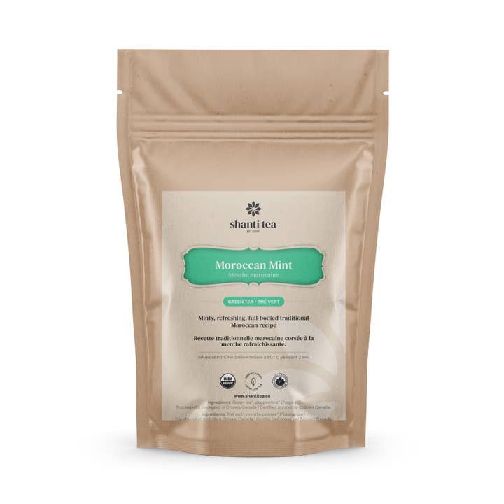 Shanti Tea – wholesale Löst te – Marockansk mynta, Lösbladspåse, 25g