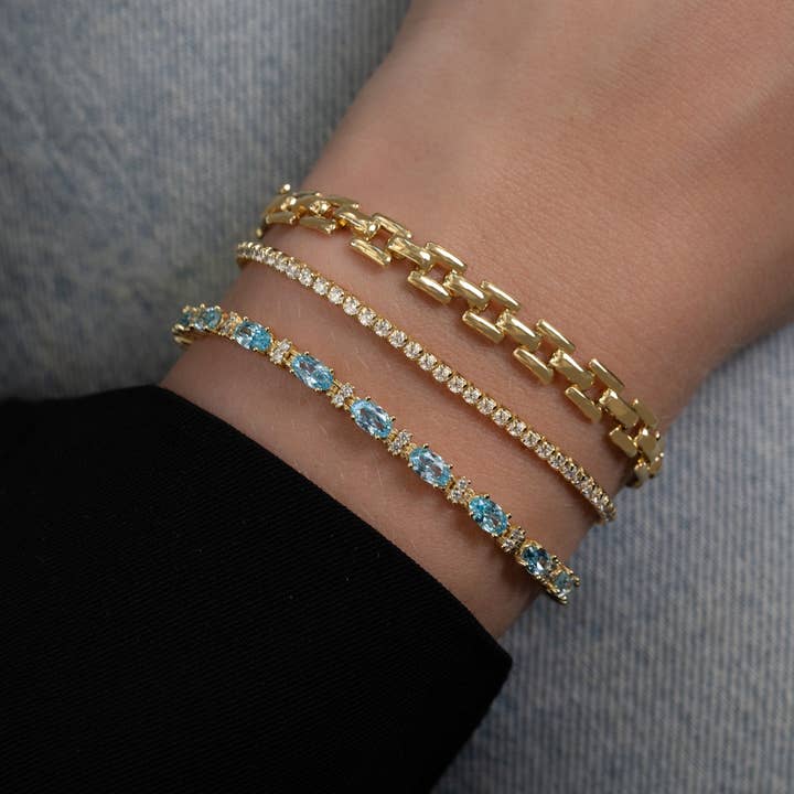 Sami Jewels - Vente Bracelets maillon et chaîne - Bracelet à maillons Jasmine5