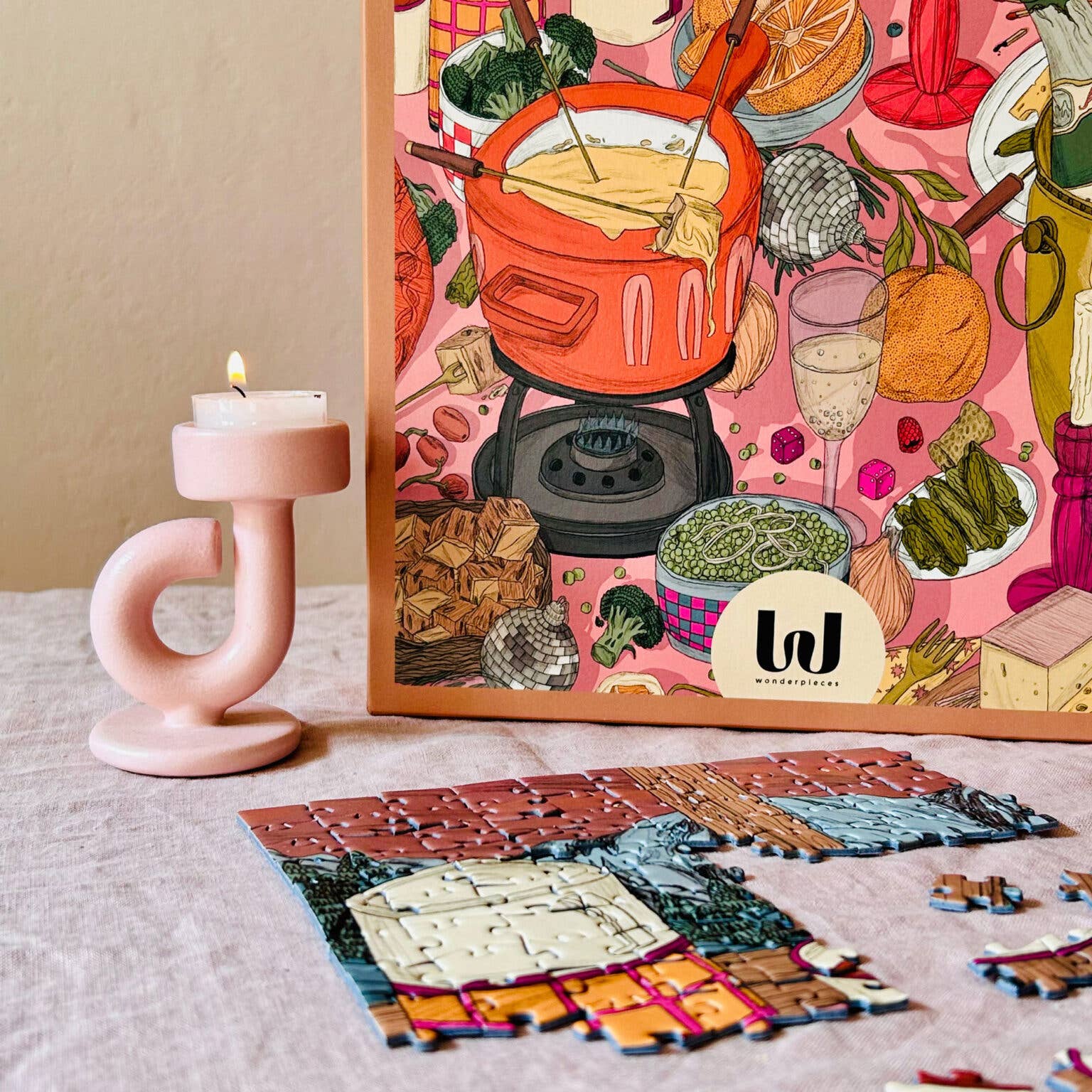 Wonderpieces - Wholesale Puzzle - Adult - "Cheesy Love" Puzzle | Jolanda Olivia Zürcher1