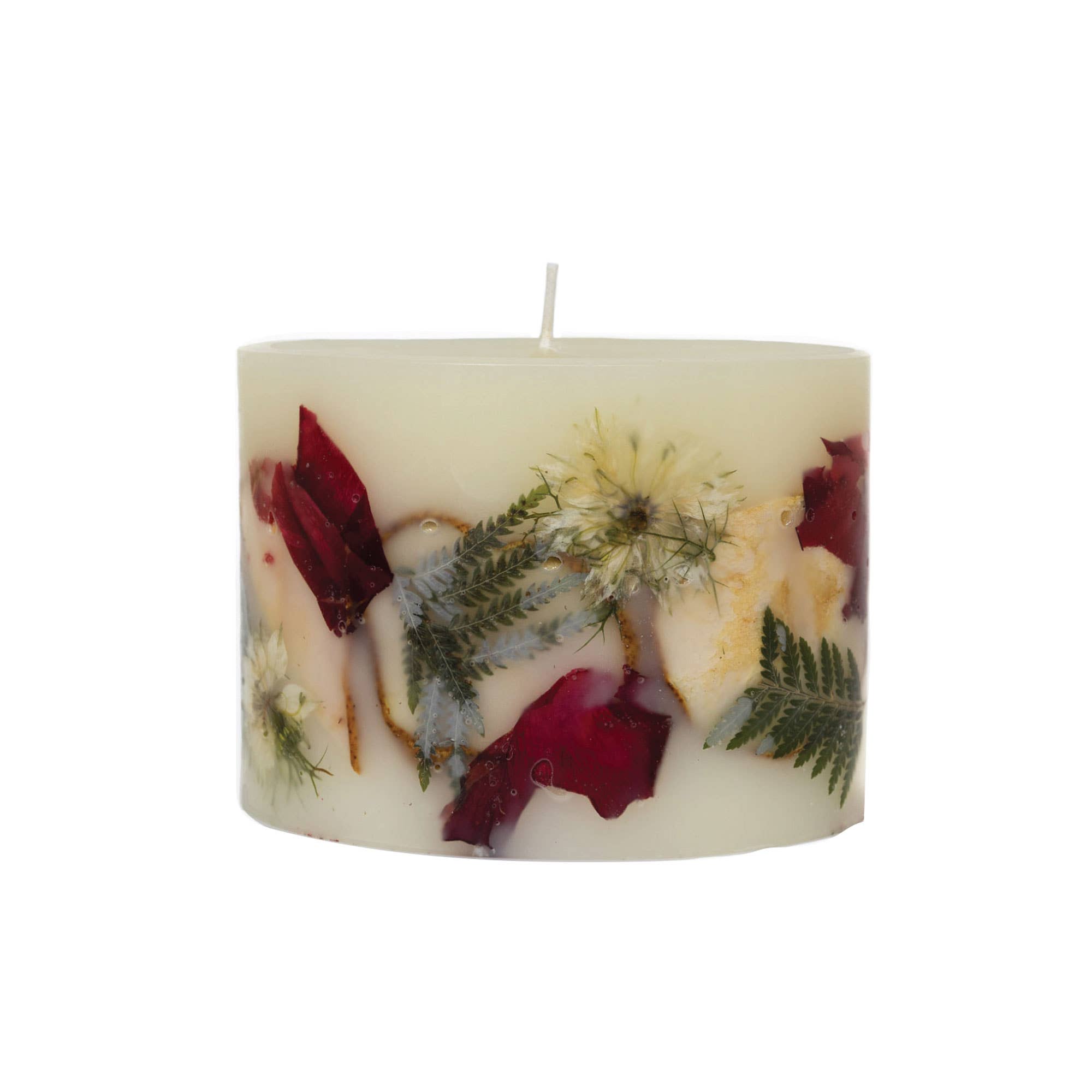 Rosy Rings - Wholesale Pillar Candle - Petite Oval Botanical Candle-Spicy Apple1