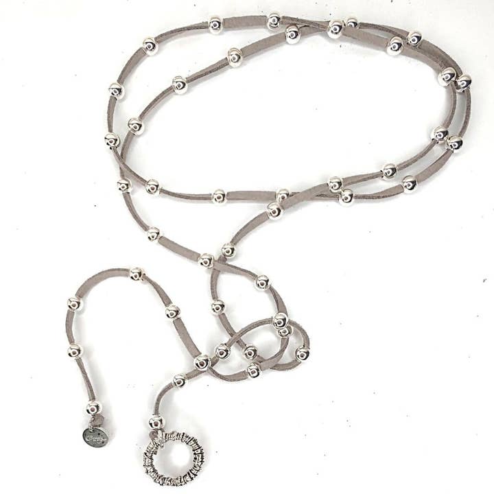 Lariat Necklace With The Link for engroshandel hos Beauty In Stone Jewelry