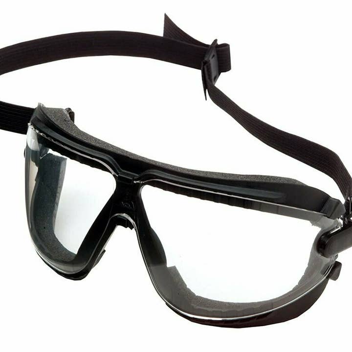 3M Dust Safety Goggles, Clear Lens, Adjustable Headband, ANSI Z87.1-2015 #16617 for wholesale by Benhalex