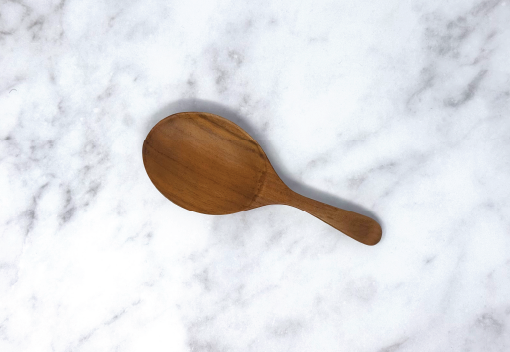 Ventures Int'l Products Inc. - Wholesale Kitchen Spoon - TEAK IT EASY™ Teak Rice Serving Spoon 7"1