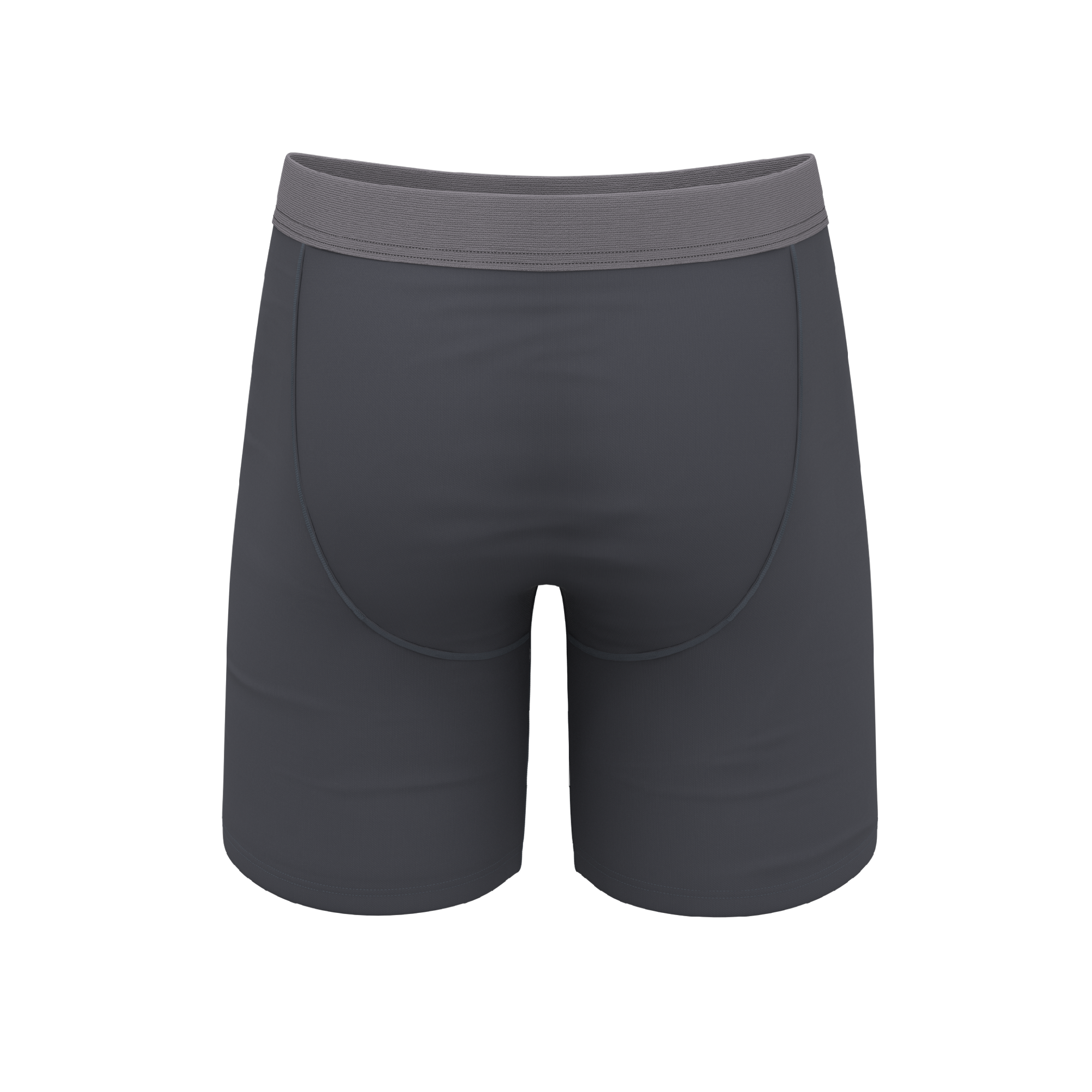 Shinesty, Inc - Vente Sous-vêtements – homme - Les Attentes d'Ardoise | Sous-vêtements à pochette Ball Hammock® longue jambe ton gris avec braguette4