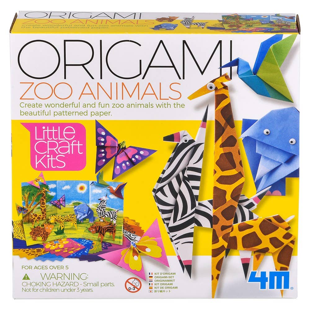 The Toy Network - Wholesale DIY Craft Kit - Kids - Little Craft/Origami Zoo Animals3
