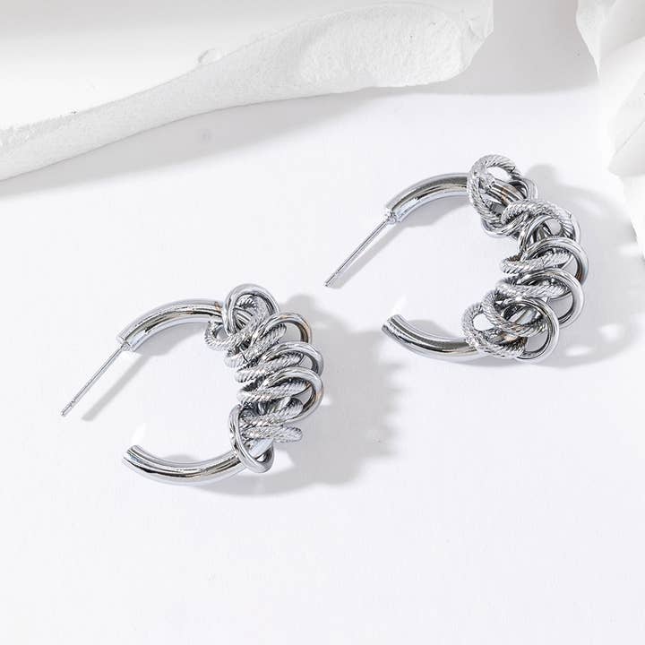 Hoop earrings - Ophélie for wholesale by Lovelika